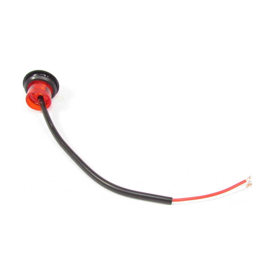 3/4" Red Round Clearance/Marker Led Light With 1 Led And Red Lens | F235206