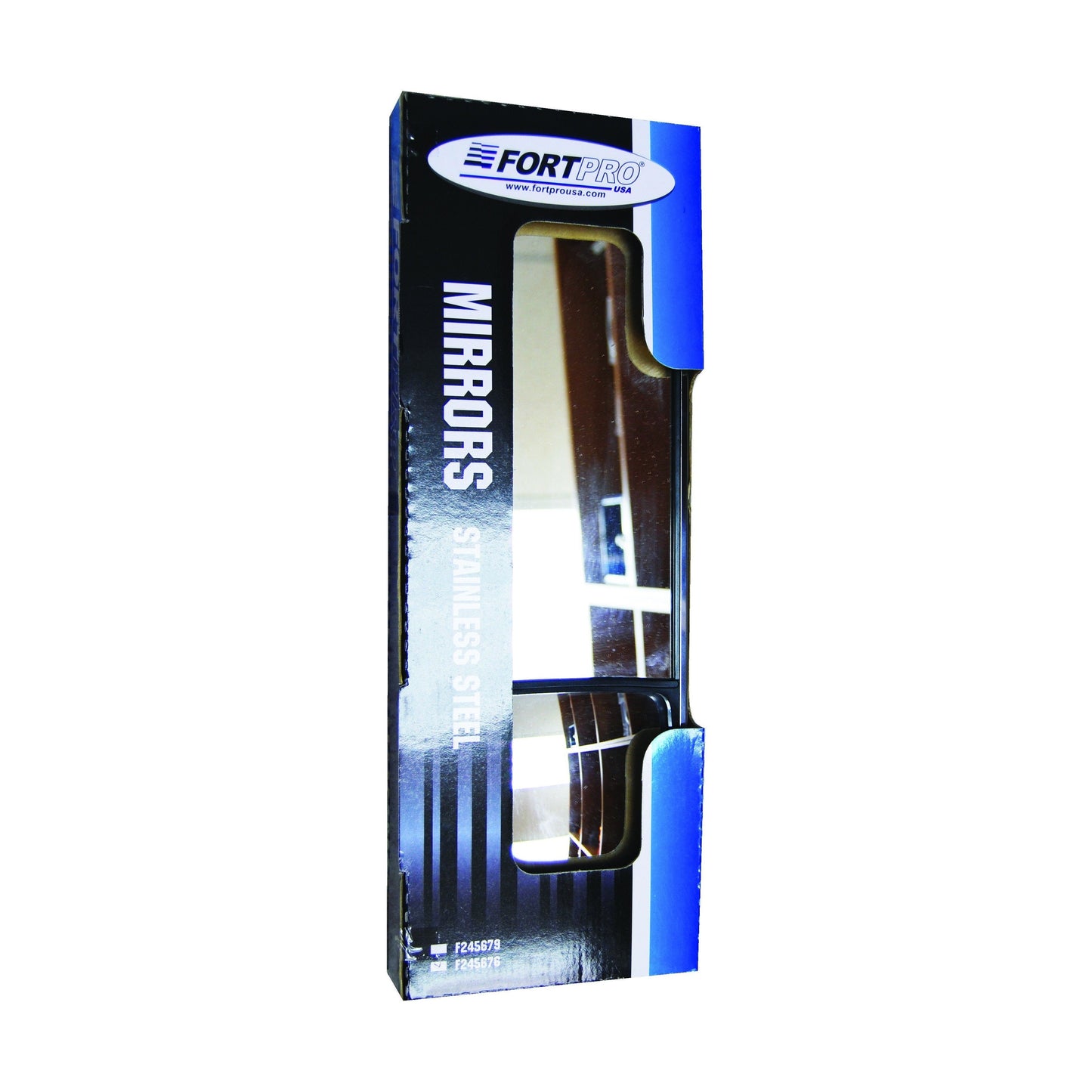 6 1/2" X 16" Stainless Steel West Coast Mirror Head With Convex | F245676