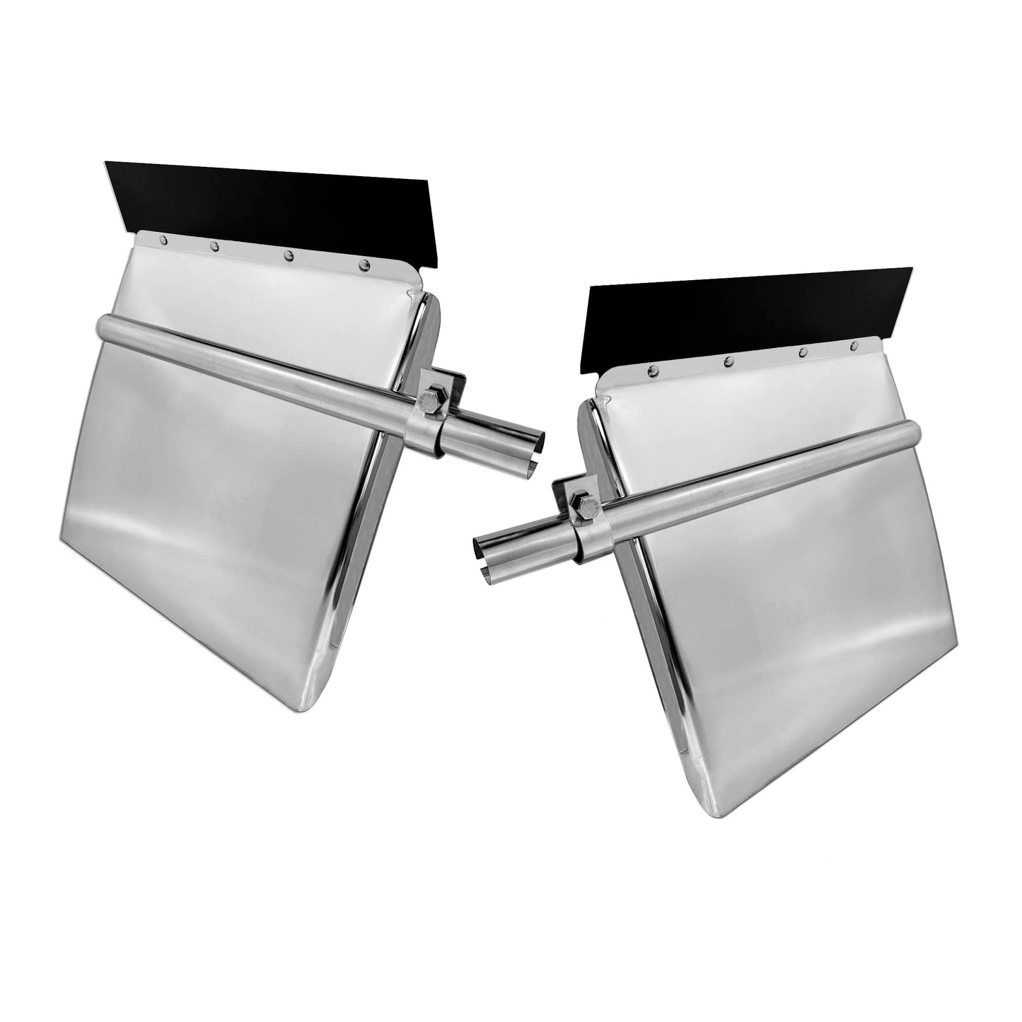 24" X 24" Quarter Fenders Pair Set - Heavy Duty Stainless Steel | F245690