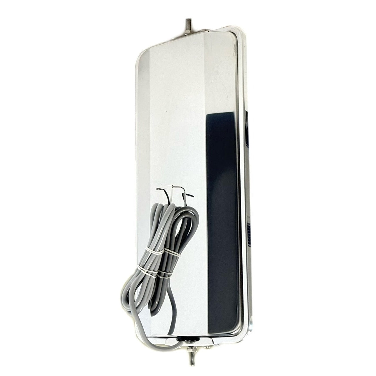 7" x 16" Stainless Steel West Coast Mirror, Heated with Convex section | F247532