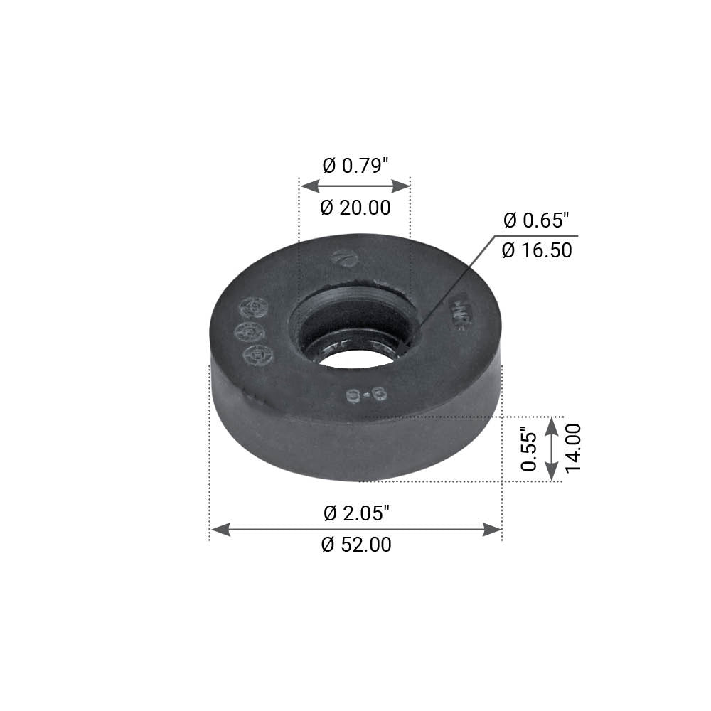 Fortpro Cabin Mount Insulator Compatible with Mack Trucks, Lower Mount & Upper Cabin Replaces 20QL1144 | F245620