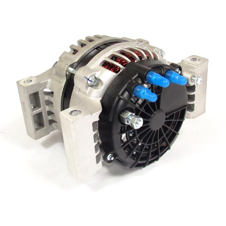 Fortpro F235405 28SI Brushed Type Alternator-200 Amps, 12V PAD Mount For Cummins, International, Freighliner Trucks | Replaces Delco 8600314, 8600316, 8600417