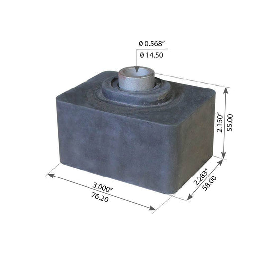Fortpro Cabin Mount Compatible with International-Navistar Replaces 3512104C2, 475941C2  | F306928
