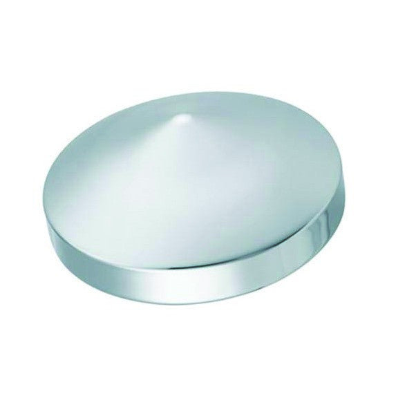 Chrome Steel Rear Pointed Style 8 1/2" Axle Dia - 8" Id Hub Cap | F245699