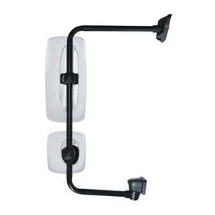 HIGHSOAR Chrome Door Mirror Assembly – Passenger Side W/Arm – For Freightliner M2