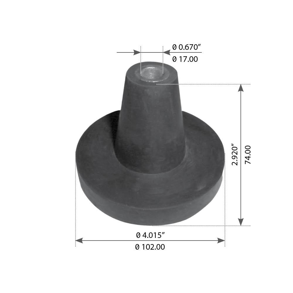 Fortpro Hood Cone Compatible with Freightliner FLD Series Trucks Replaces A17-10464-001 | F317250