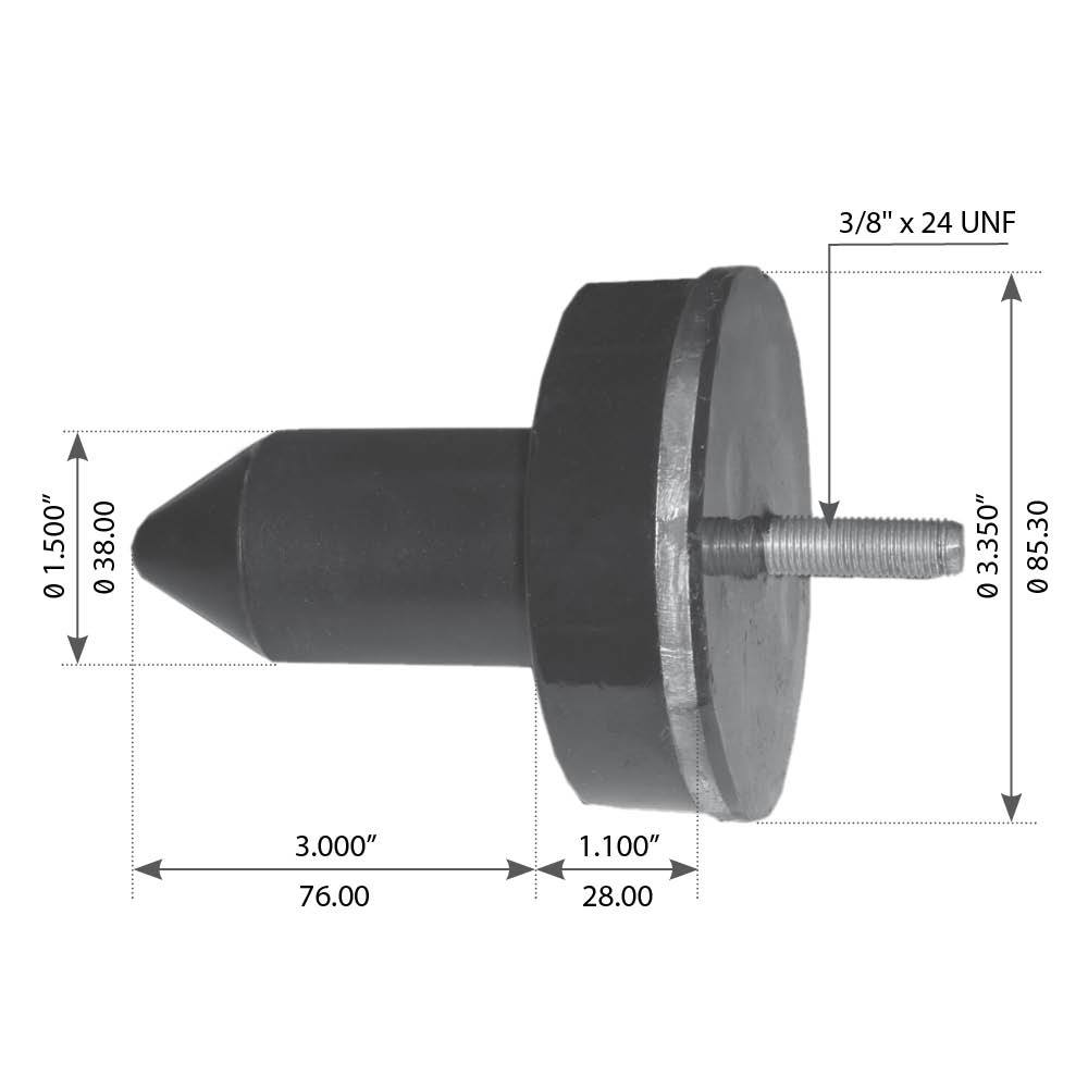 Fortpro Hood Pin Guide Compatible with Mack & Kenworth W900, T600, T800 Series Trucks Replaces 25QM31, K179D450 | F245628