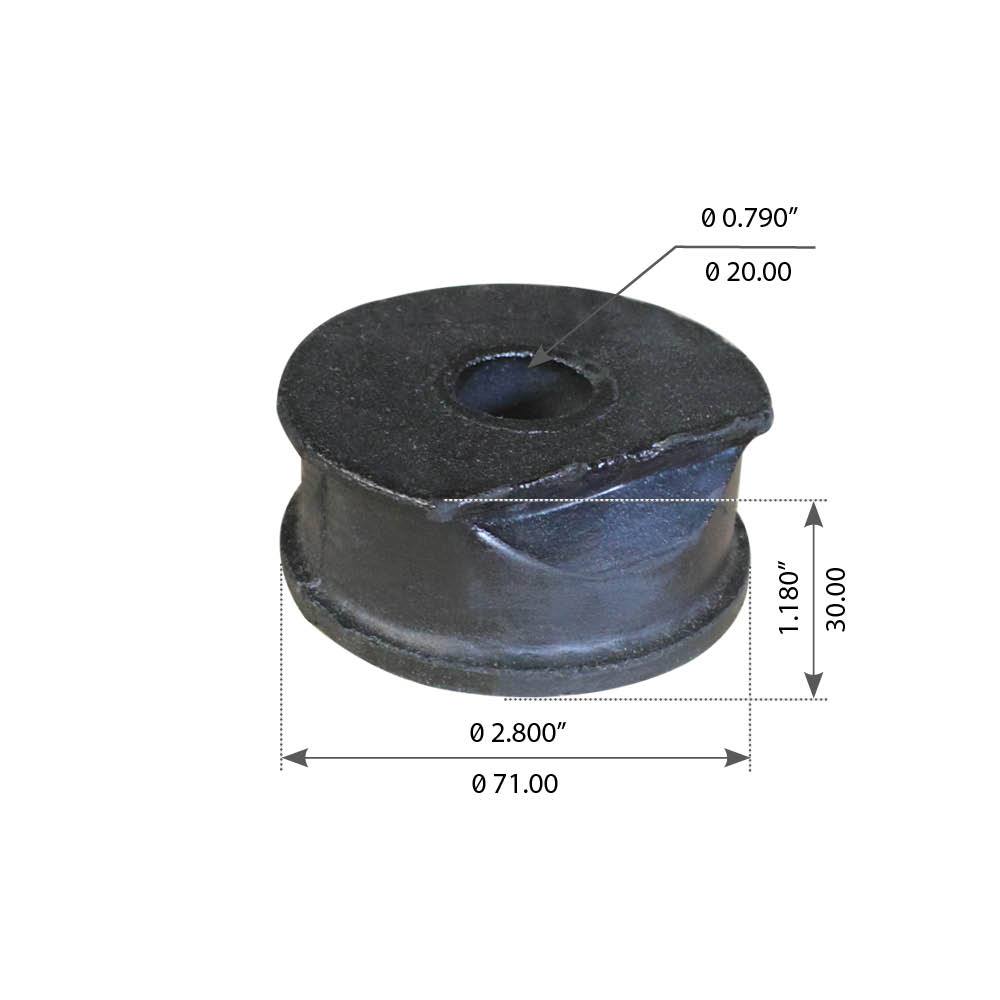 Fortpro Cabin Mount Bush Replaces 473987C1, 473987C2, 473987C3, 14003023 | F306931