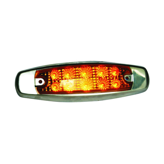 Amber Clearance/Marker Led Light With 10 Leds And Amber Lens | F235138
