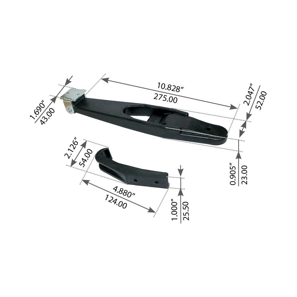 Hood Latch Kit For Freightliner FLD 120, Classic - (1712438000)