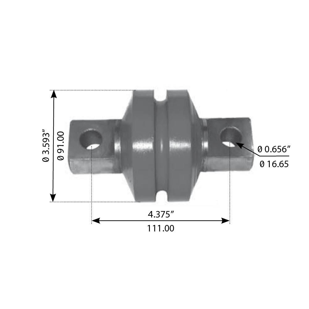 Torque Rod Bushing For Hendrickson - (32174000)