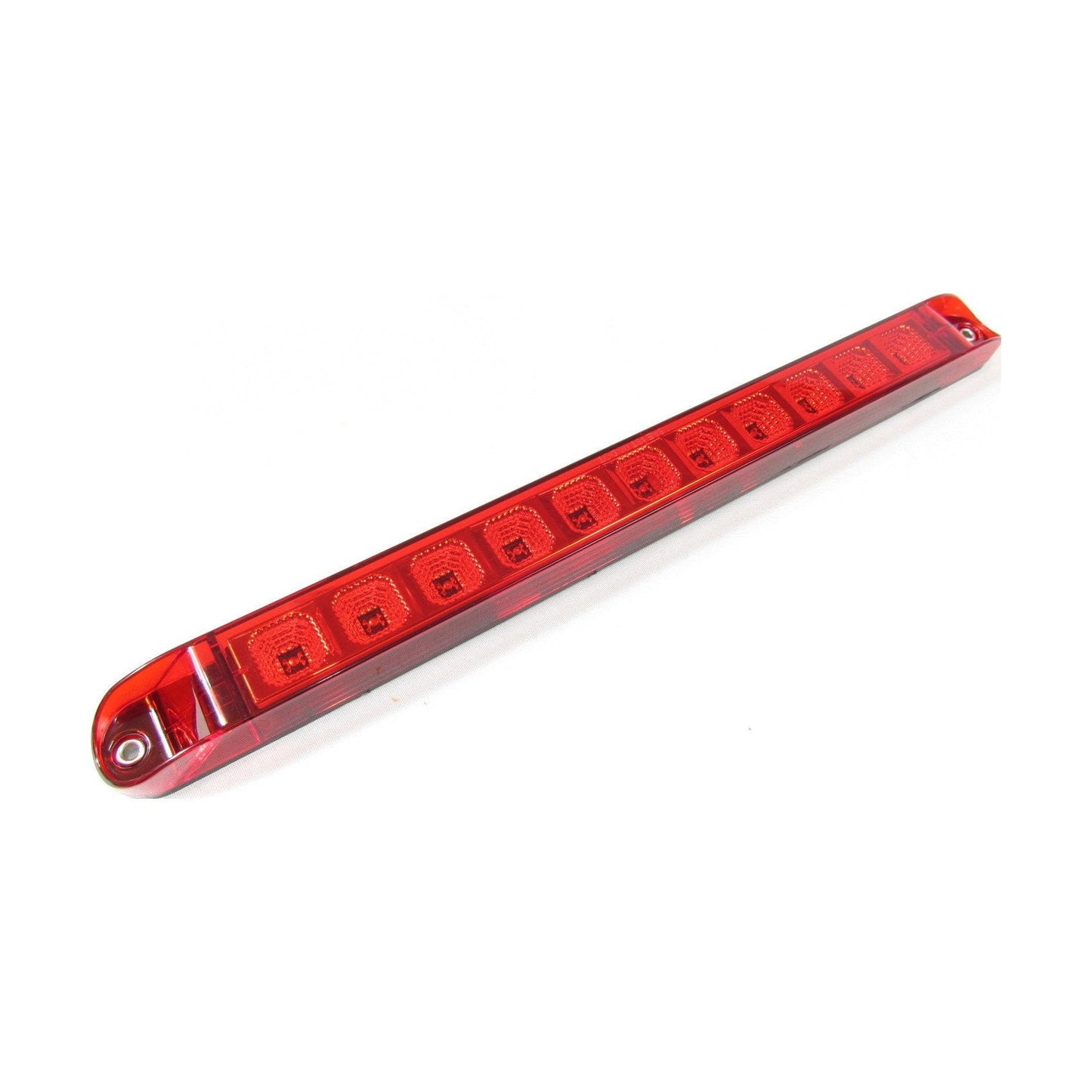 17" X 1-3/8" Red Led Light Bar With 11 Leds, Red Lens And Chromed Reflector | F235243