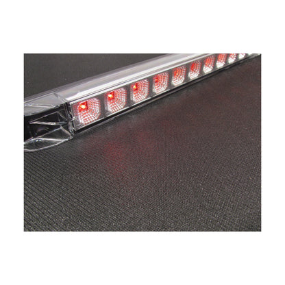 F235244 | RED CLEAR, 11 LED LIGHT BAR INNER CHROME REFLECTOR