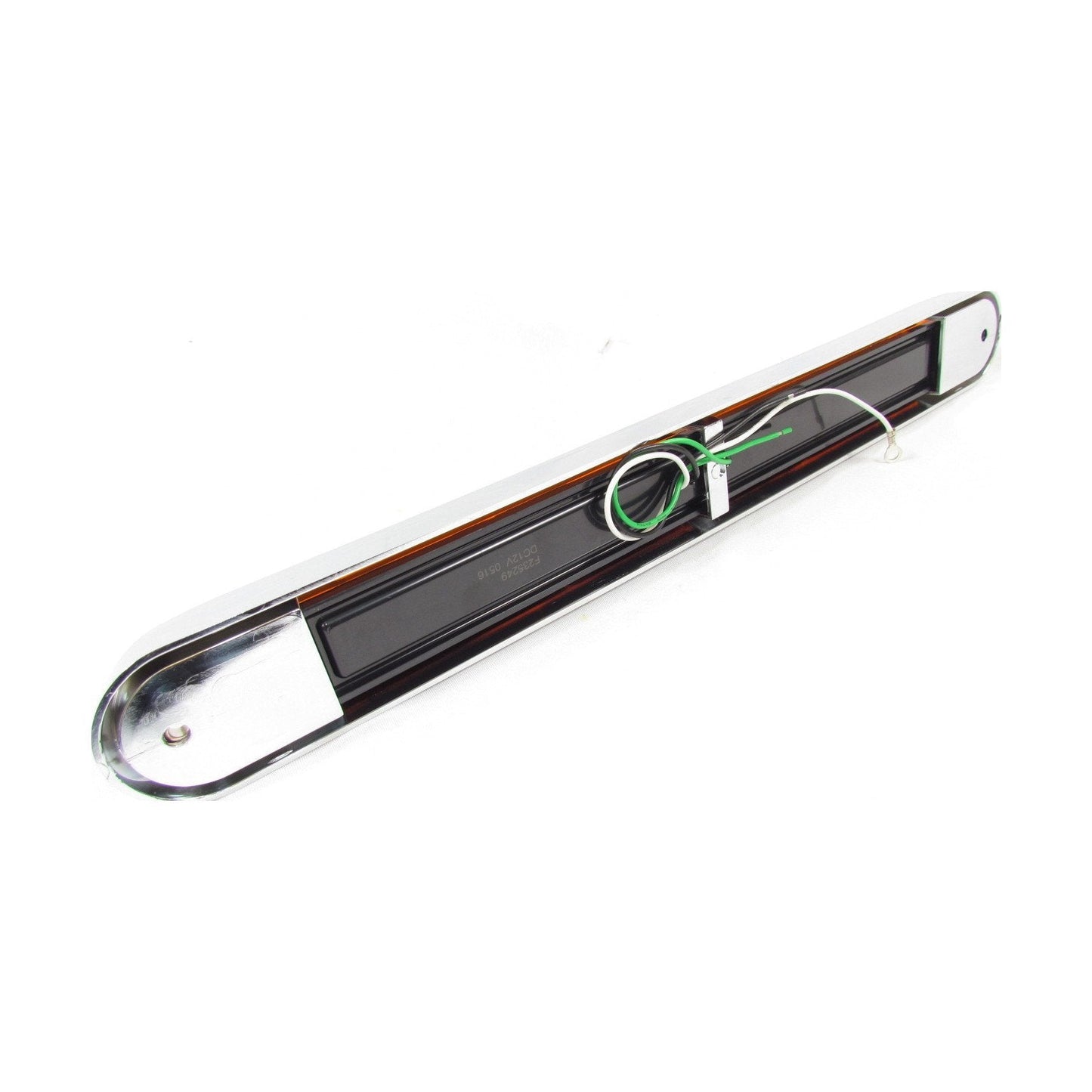 F235249 | AMBER, 11 LED LIGHT BAR WITH CHROME BEZEL