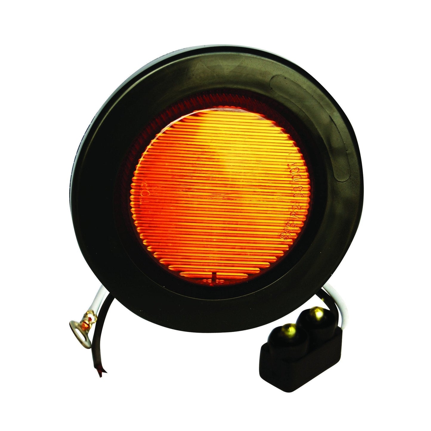 2-1/2" Amber Round Clearance/Marker Led Light With 13 Leds And Amber Lens | F235239