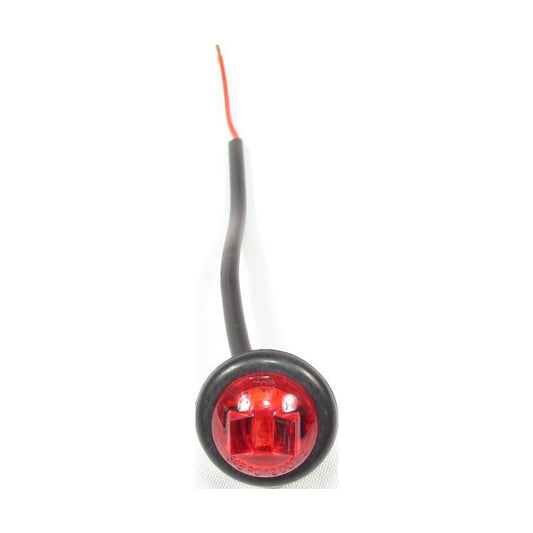 3/4" Red Round Clearance/Marker Led Light With 1 Led And Red Lens | F235206