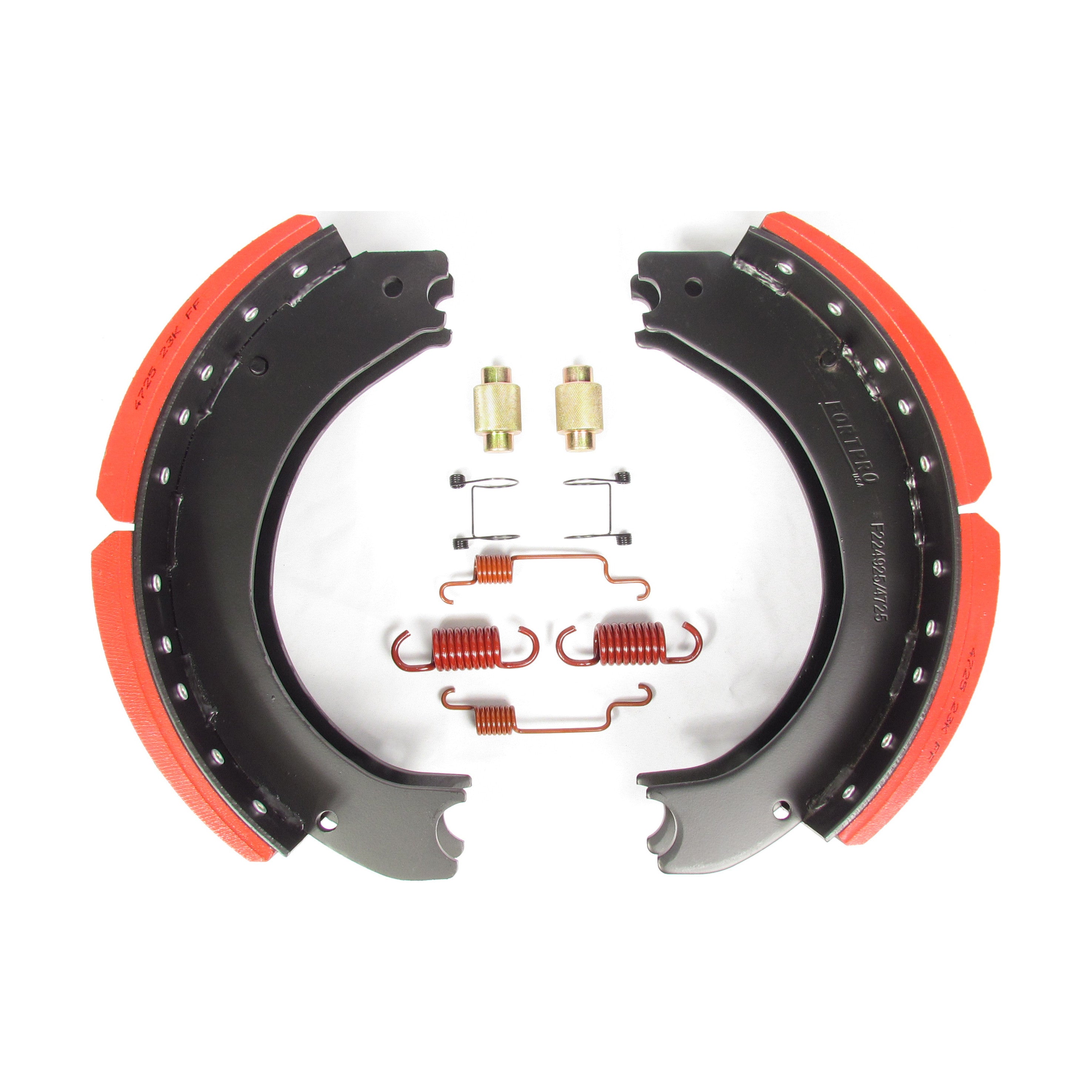 Fortpro 4515Q Front Brake Shoe - GAWR 23K - Brake Size 16" x 7" | F224 Fortpro 4515Q Front Brake Shoe - GAWR 23K - Brake Size 16" x 7" | F224