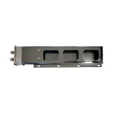 F247588 | CHROME SPRING LOADED 2 PIECES LIGHT BAR WITH RECTANGULAR CUT OUT 6"X30"X2.25"