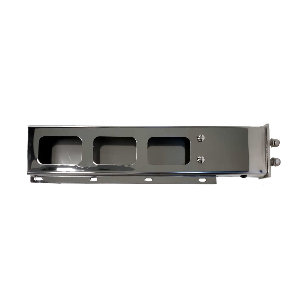 30" X 6" Spring Loaded Mud Flap Hanger Light Bar With Rectangular Light Cutouts | F247588