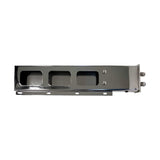 F247588 | CHROME SPRING LOADED 2 PIECES LIGHT BAR WITH RECTANGULAR CUT OUT 6"X30"X2.25"