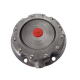 Fortpro Aluminum Steer Axle Hub Cap w/ 6 Holes and Gasket Replacement for Stemco 343-4098 | F276188