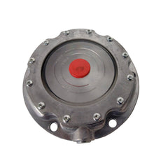 Fortpro Aluminum Steer Axle Hub Cap w/ 6 Holes and Gasket Replacement for Stemco 343-4098 | F276188
