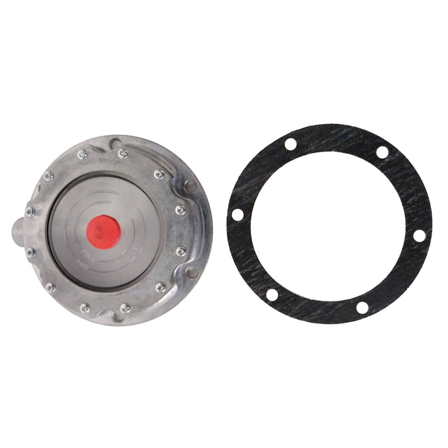 Fortpro Aluminum Steer Axle Hub Cap w/ 6 Holes and Gasket Replacement for Stemco 343-4098 | F276188
