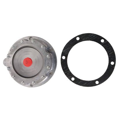 Fortpro Aluminum Steer Axle Hub Cap w/ 6 Holes and Gasket Replacement for Stemco 343-4098 | F276188