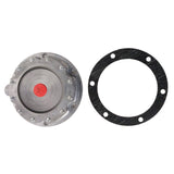 Fortpro Aluminum Steer Axle Hub Cap w/ 6 Holes and Gasket Replacement for Stemco 343-4098 | F276188