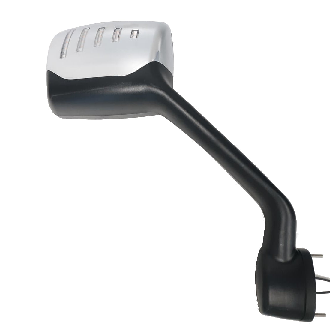Right Side Hood Mirror With LED Turn Lamp For Kenworth T680/T880 & Peterbilt 579/587