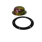 Fortpro Steel Non-Vent Axle Hub Cap w/ 6 Holes and Gasket, Grease Applications | Replacement for Stemco 340-5097 | F276193