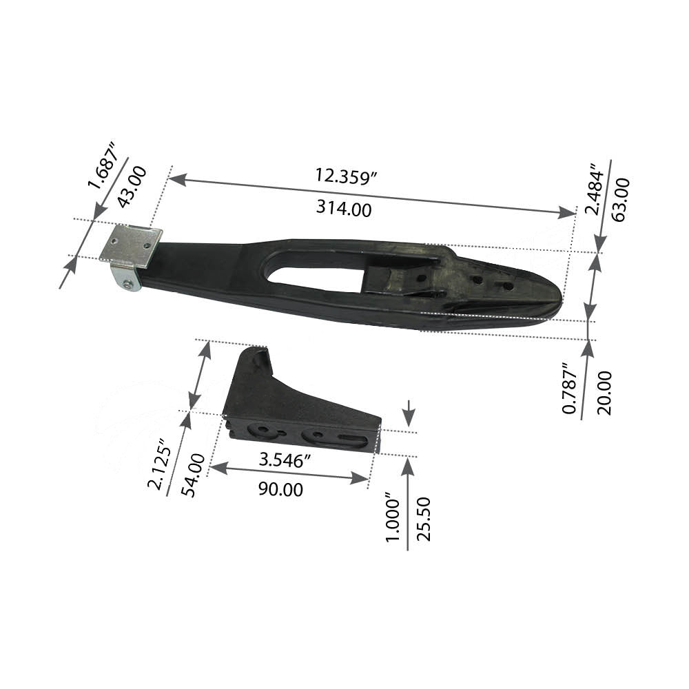 Right/Left Hood Latch Kit Compatible with Volvo AC/WA/WC/WG/WI - (8174018)