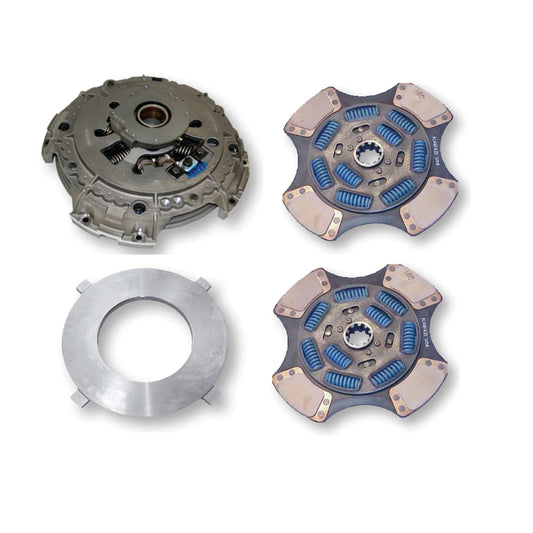 Road Choice 15 1/2" x 2" Clutch Kit Compatible with Mack Replaces 108935-51  | 9 Spring - 4 PAD - EZ Pedal ™ | CLU10893551