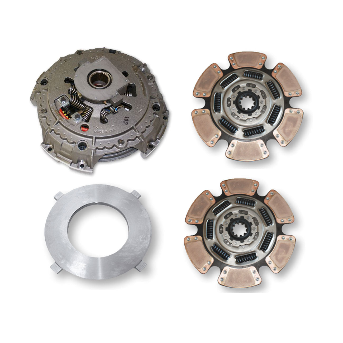 Road Choice® Self-Adjusting Clutch - 15.5” x 2”, 7 Spring, 2050 Ft-Lbs | 1000-CLU20992582H