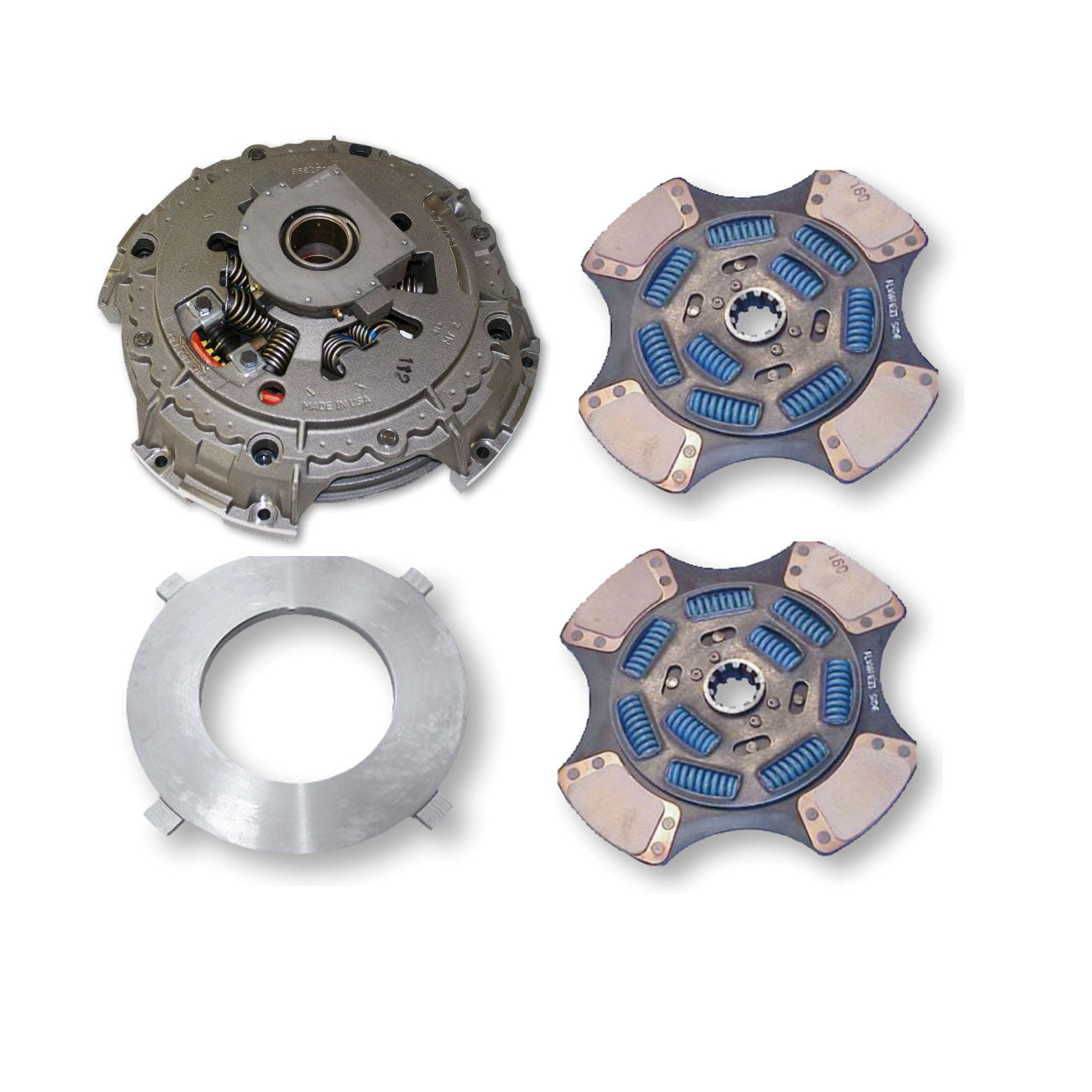 Road Choice® Self-Adjusting Clutch - 15.5” x 2”, 9 Spring, 1700 Ft-Lbs | 1000-CLU20993551