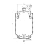 F245574 | AIR SPRING 227QS33 | Replace FAS-4906
