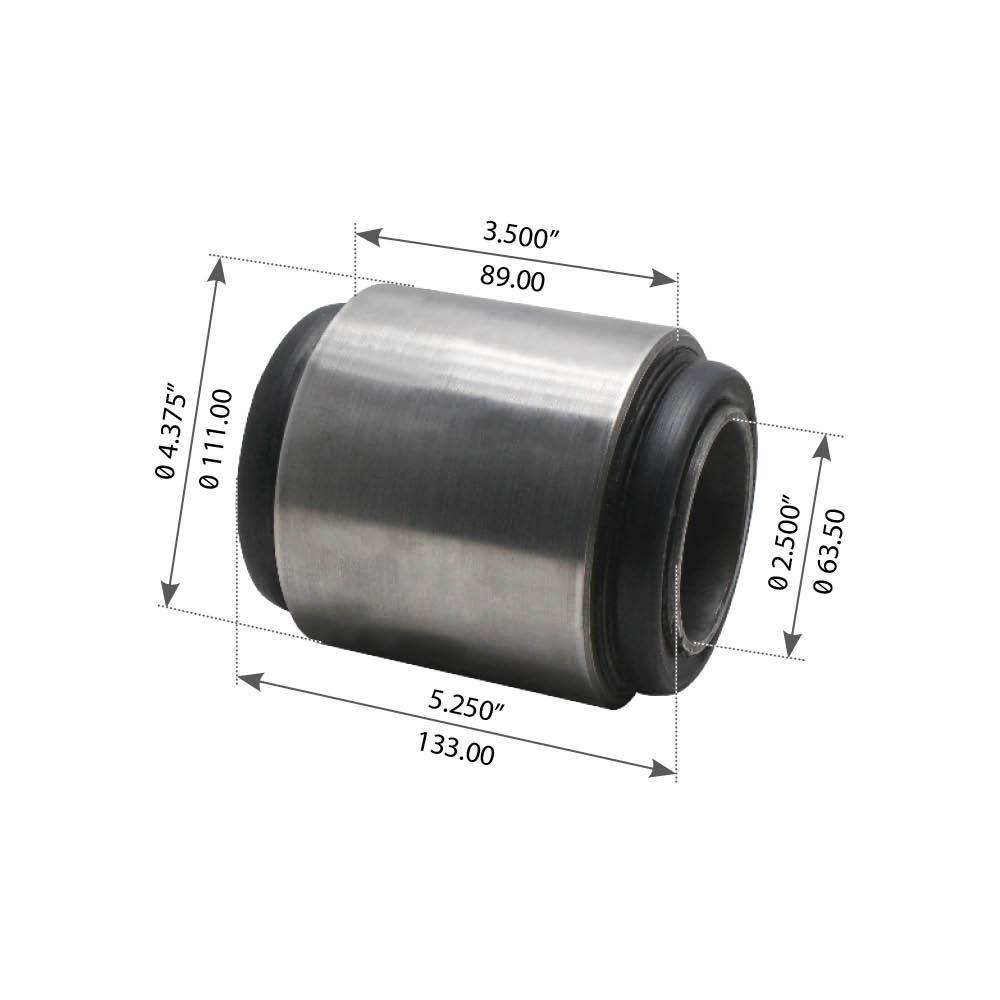 Beam End Bushing For Hendrickson Rear: RU/RUE, U/UE 340/380, SR 340  - (6969000)