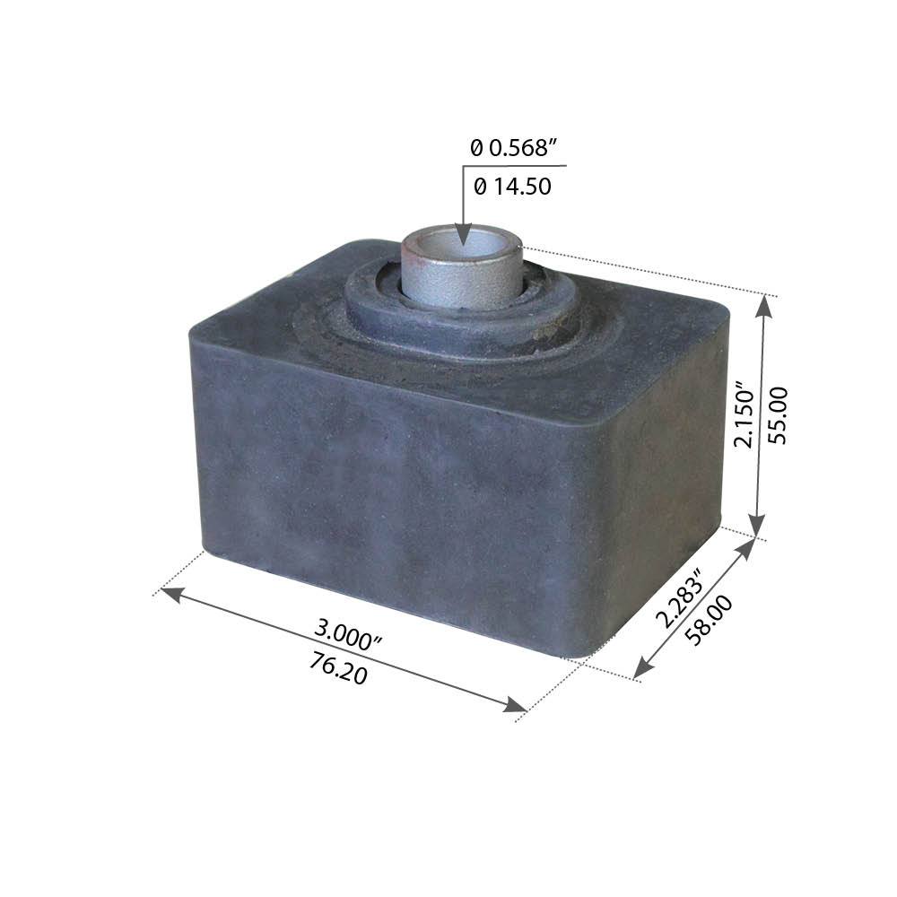 Fortpro Cabin Mount Compatible with International-Navistar Replaces 3512104C2, 475941C2  | F306928