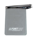 Fortpro 30" Chrome Spring Loaded Mud Flap Hanger Pair - 2.5" Bolt Spacing for Semi Trucks | F245691