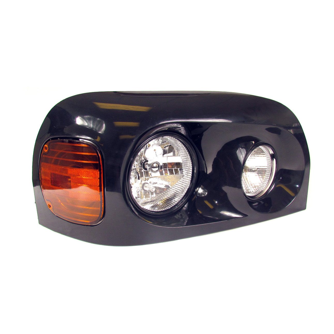 Black Headlight For Freightliner Century 2005-2015, Passenger Side