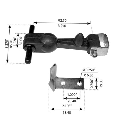 Hood Latch Assembly For Freightliner - (23505, HLK1002)