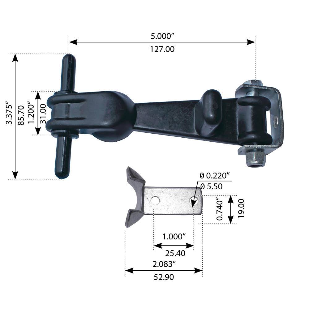 Hood Latch Assembly For Peterbilt - (36576K)