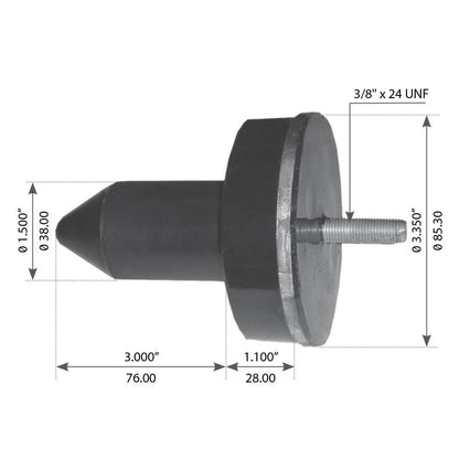 Fortpro Hood Pin Guide Compatible with Mack & Kenworth W900, T600, T800 Series Trucks Replaces 25QM31, K179D450 | F245628