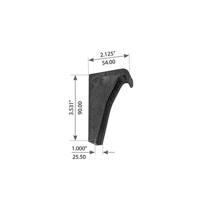 Fortpro Right Side Hood Latch Hook For Freightliner Cascadia - Replaces - A1715370001 | F317166
