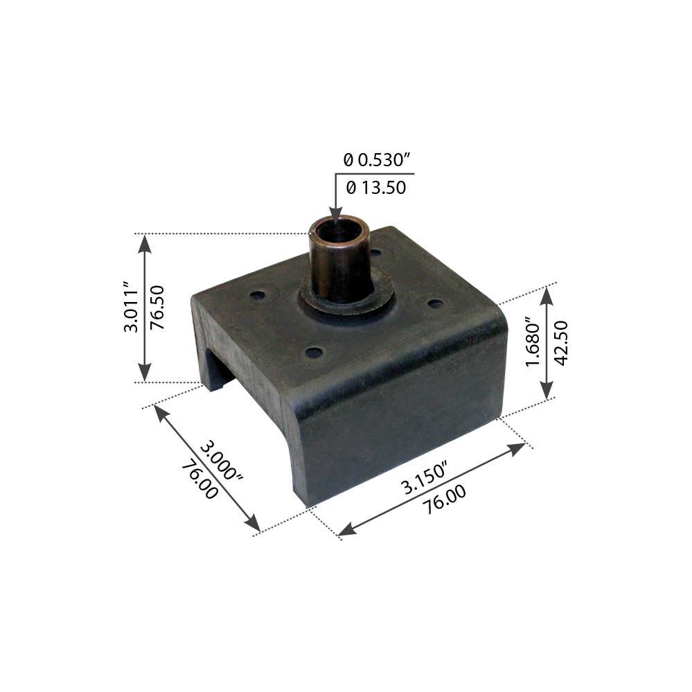 Fortpro Cabin Mount Compatible with International-Navistar Replaces 449713C1, 449713C2 | F306930