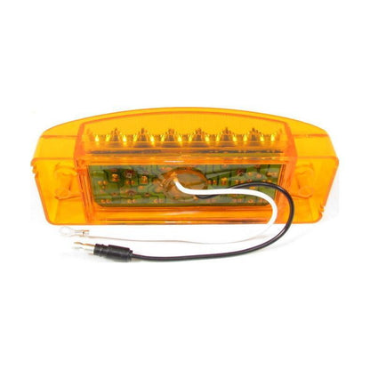 5-13/16" X 2-1/16" Amber Rectangular Marker Led Light With 20 Leds And Amber Lens | F235203