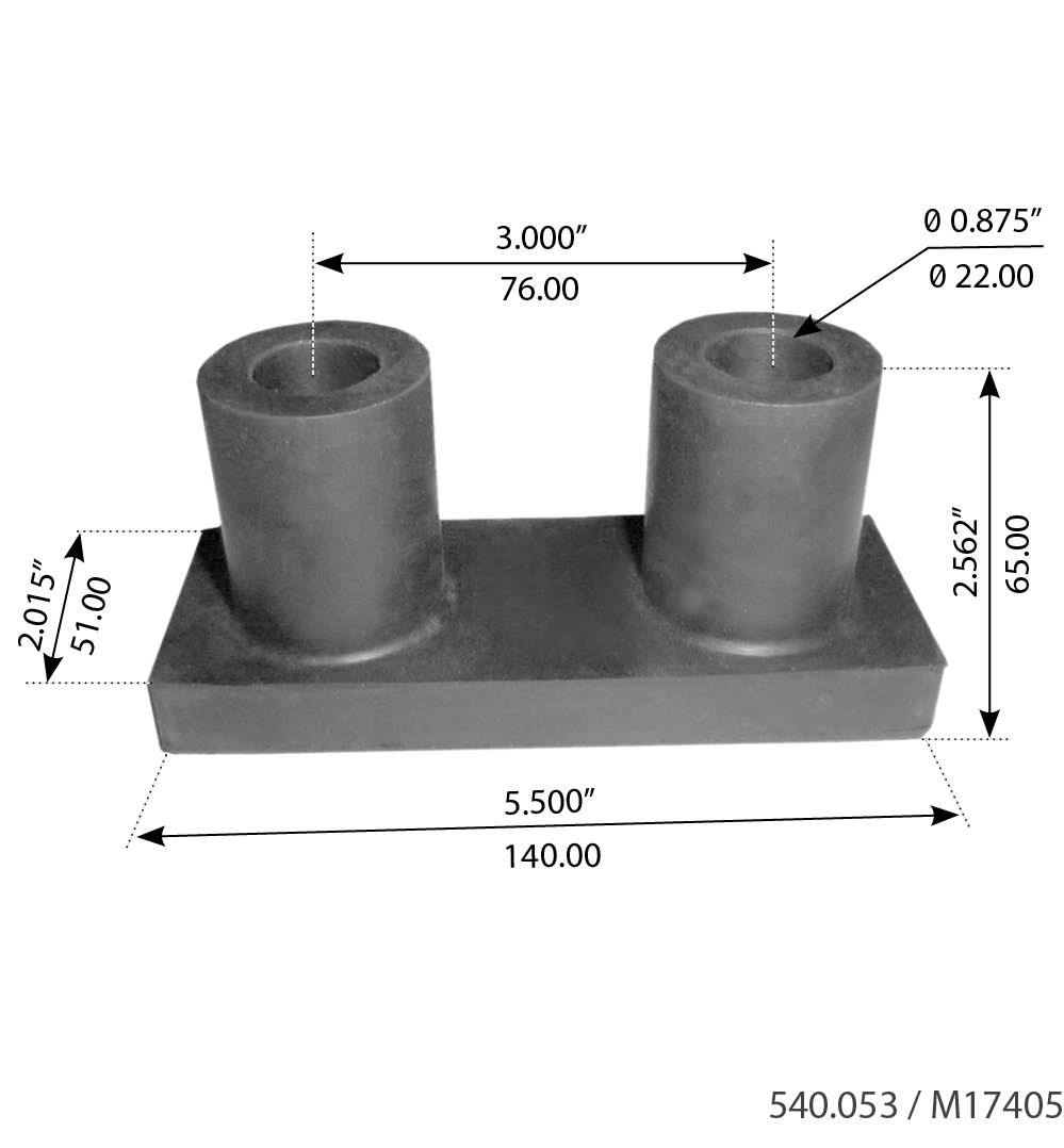 Fortpro Motor Mount Compatible with Kenworth T600, T800 Series Trucks Replaces K066-282, K066-296, K066-320 | F327377