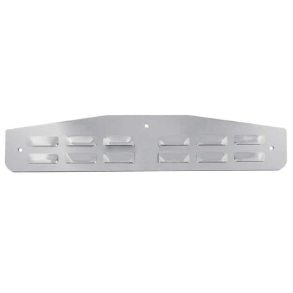 F247600 | CHROME BOTTOM PLATE(LOUVER) WITH BOLT THRU STUDS 4" X 24"