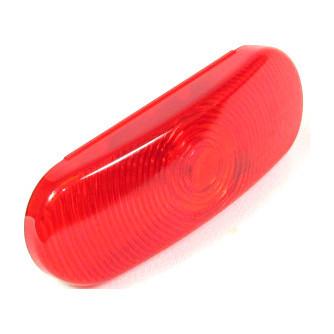 6" Red Oval Tail/Stop/Turn Incandescent Light With Red Lens - Sealed | F235182