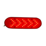 F235292 | RED ARROW OVAL SEQUENTIAL MARKER LIGHT 35 LED